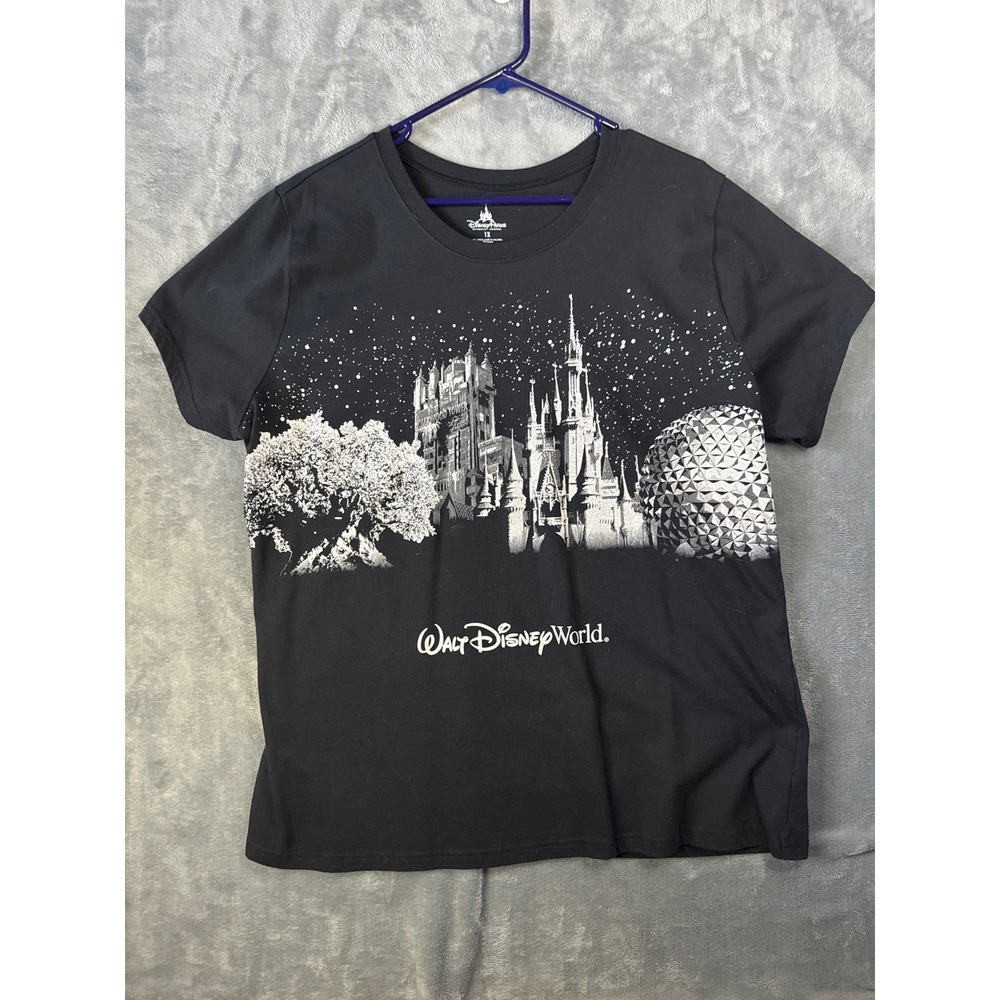 Disney Parks Walt Disney World Skyline Graphic T-Shirt Black 1X